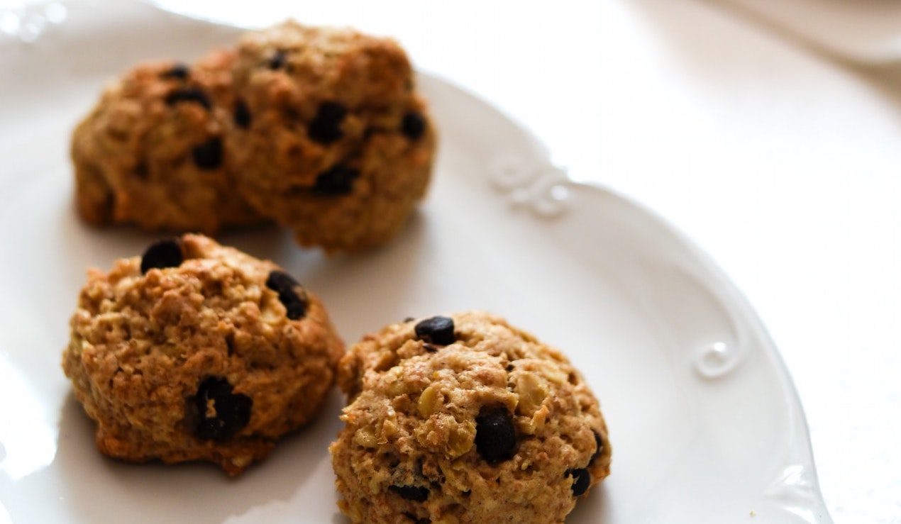 Galletas de Avena con Chips de Chocolate.