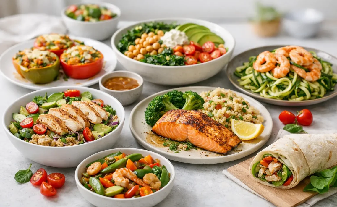 10 ideas de cenas saludables y fáciles