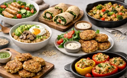 7 recetas con avena saladas y fáciles