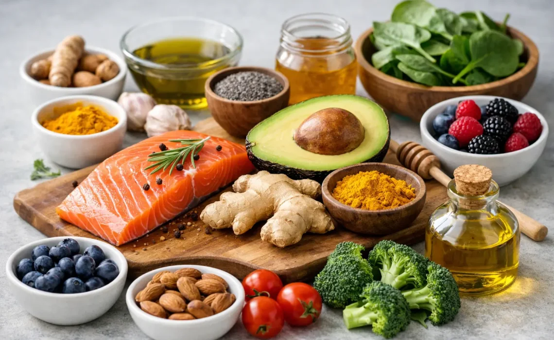 12 alimentos para reducir inflamación