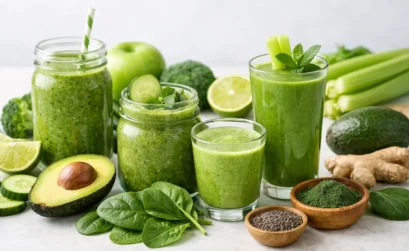 7 batidos verdes funcionales fáciles
