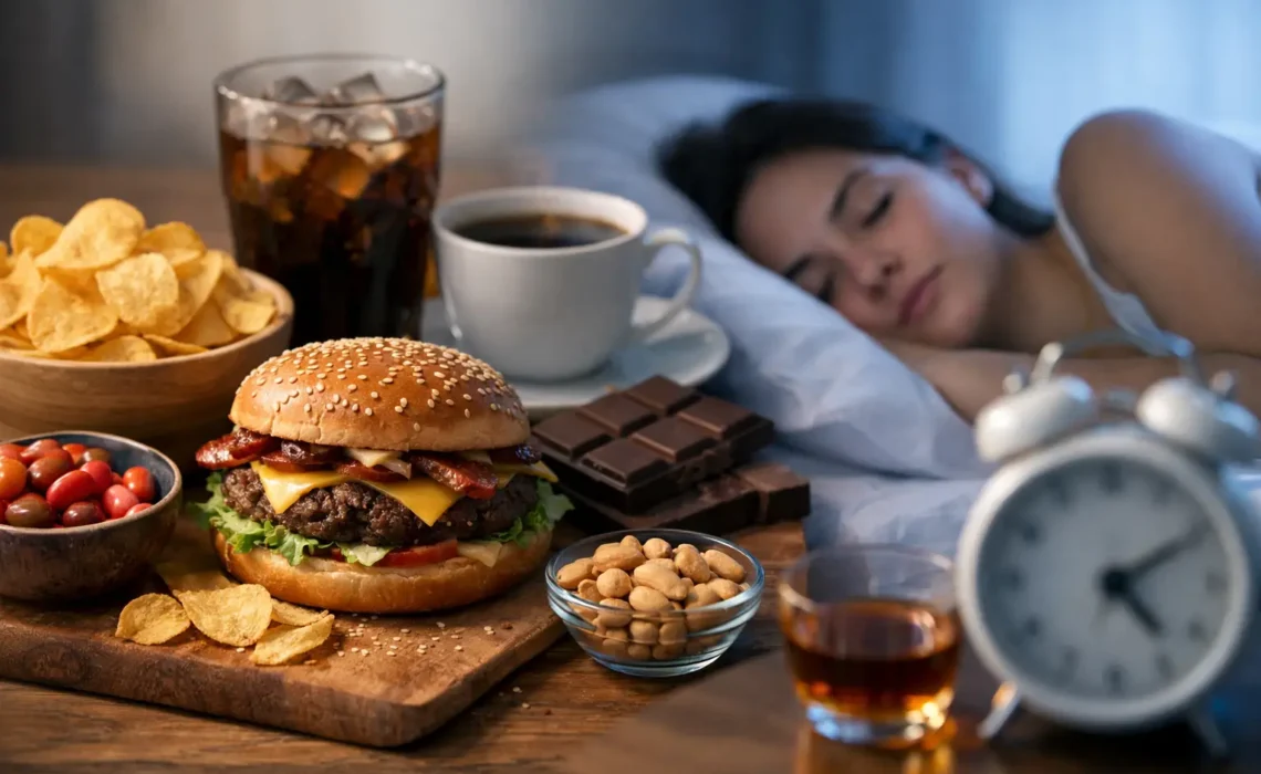 8 alimentos que alteran el sueño