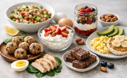 9 recetas proteicas sin licuadora fáciles