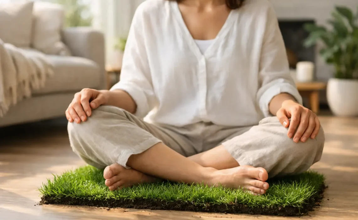 Cómo practicar grounding en casa y volver al presente